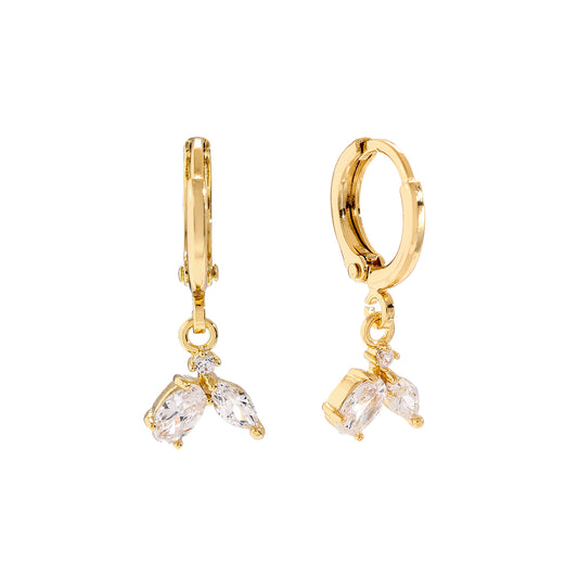 Mixed Diamond Vergoldete Ohrringe