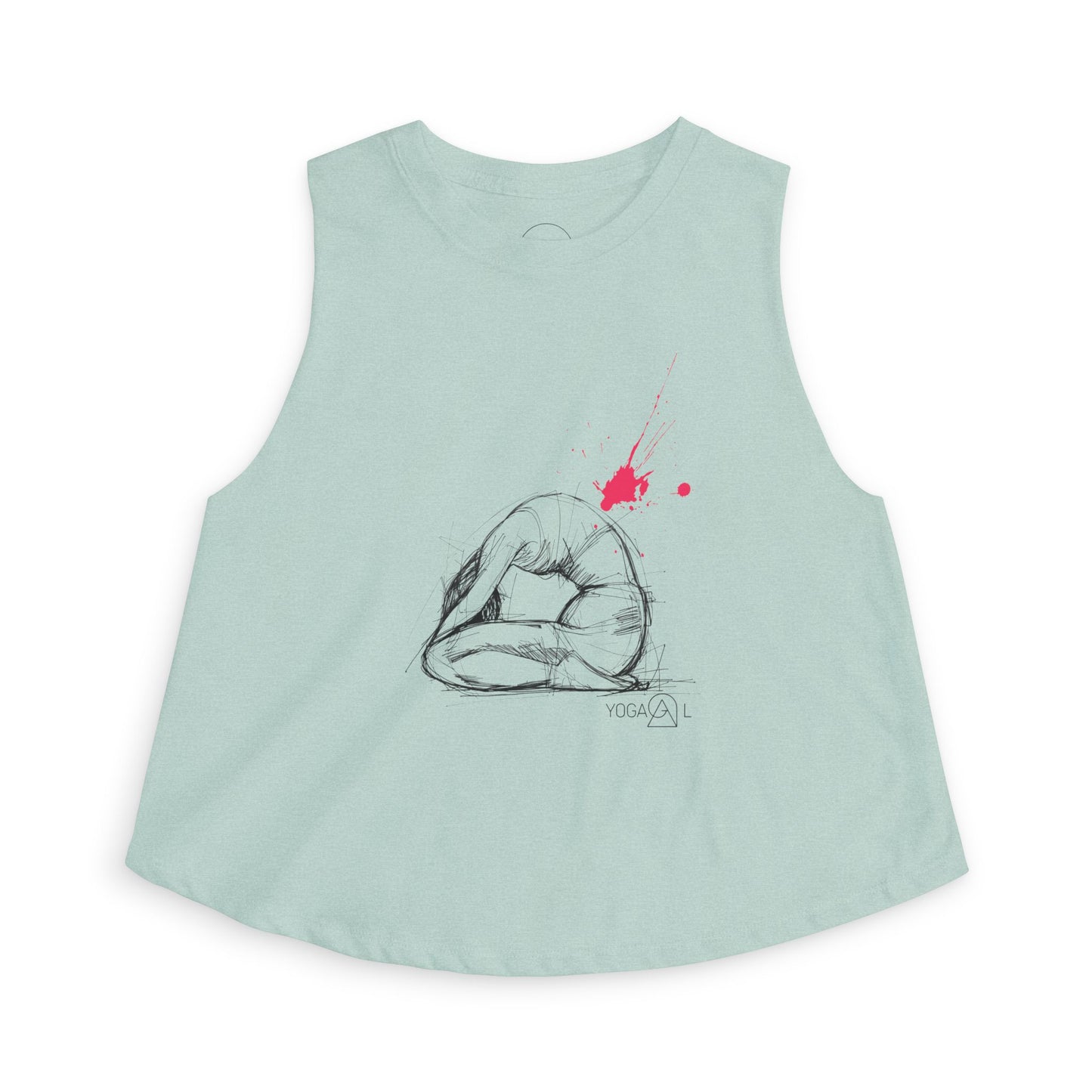 Yoga Crop Top – yogagal Ruhe im Chaos