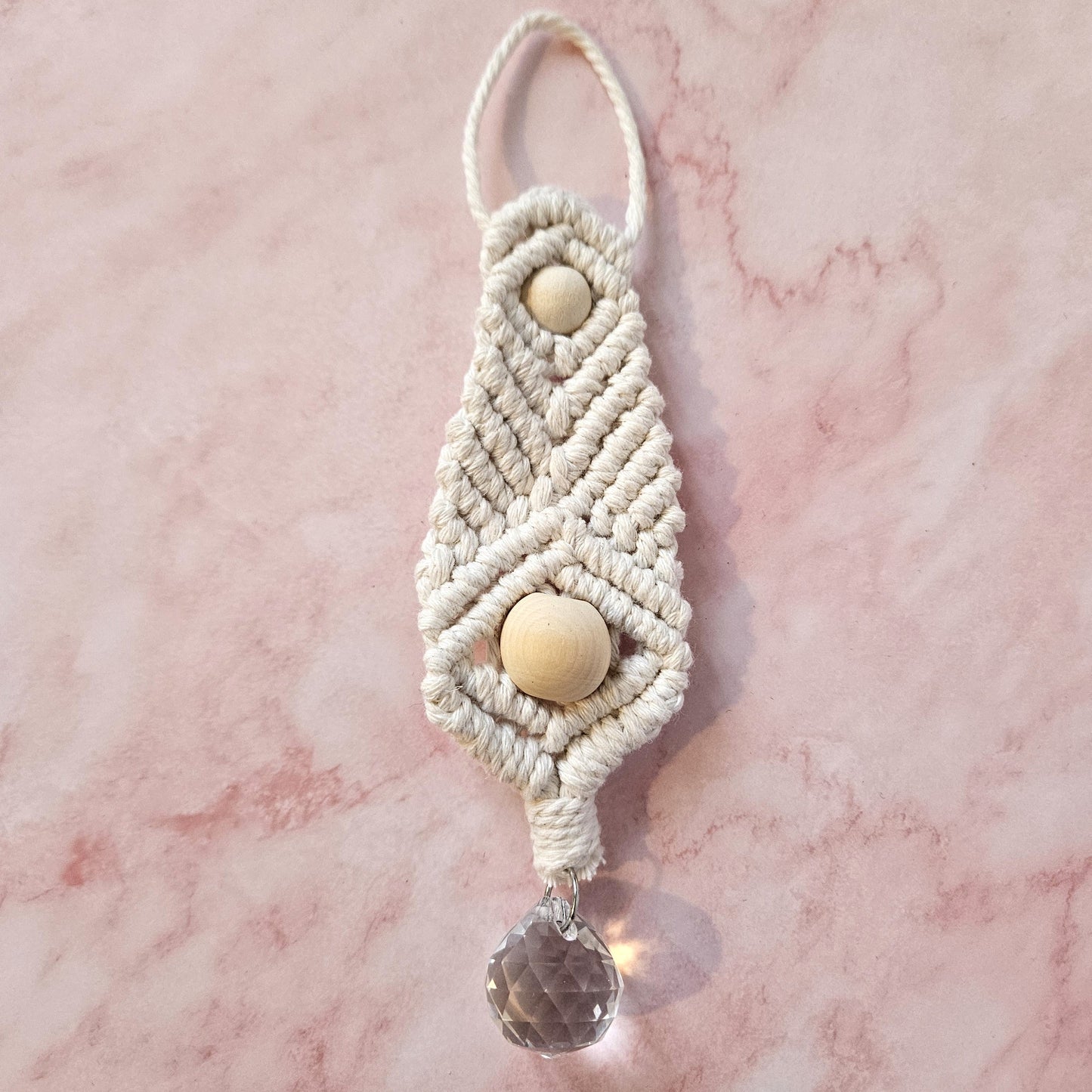 Makramee Lichtfänger Prisma