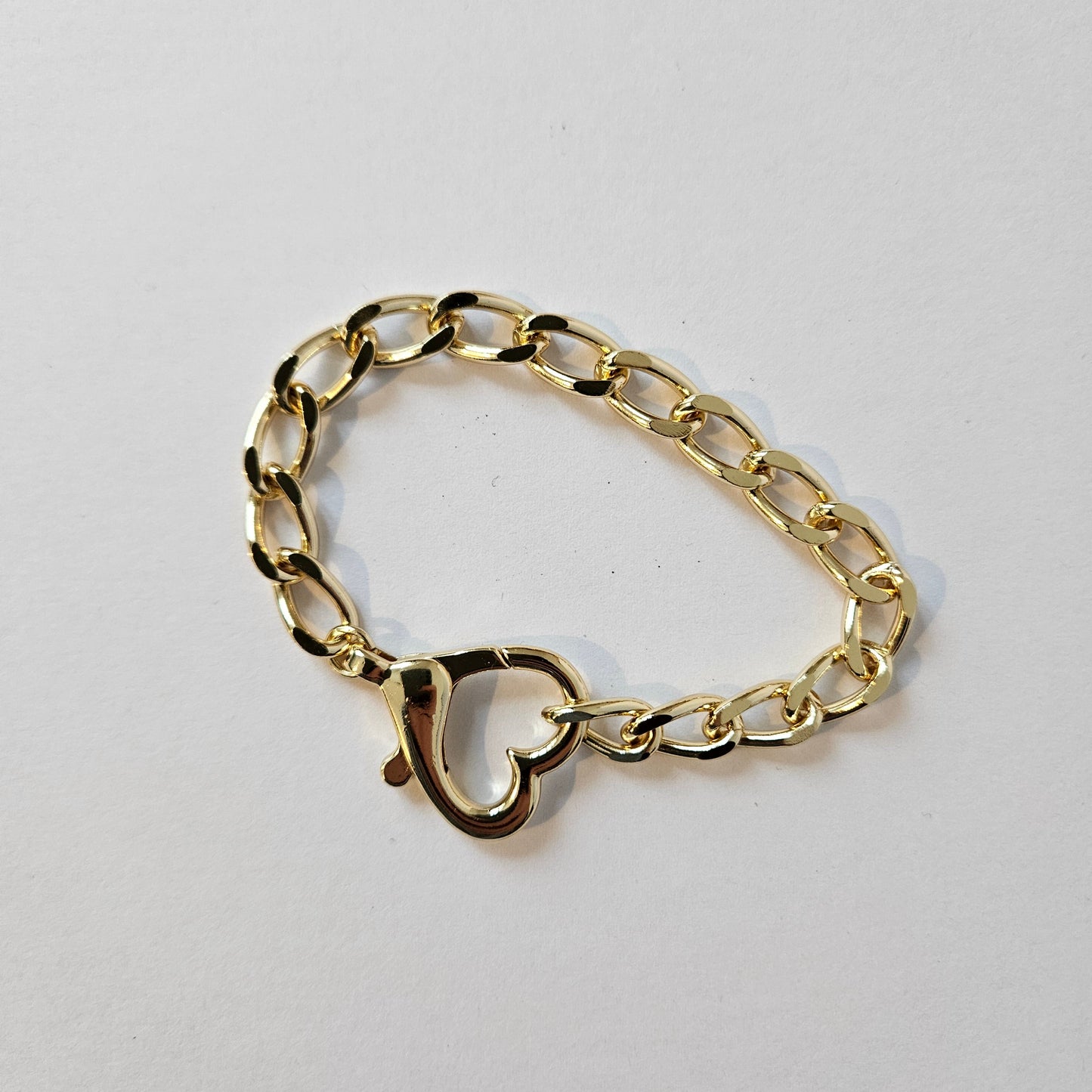 Halskettenverlängerung / Armband mit Herz Karabiner für Choker in Gold