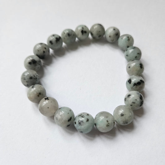 Armband Natural Flow – Achat & Jade Amazonit