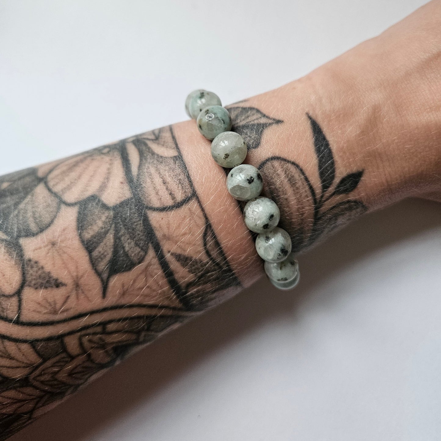 Armband Natural Flow – Achat & Jade Amazonit