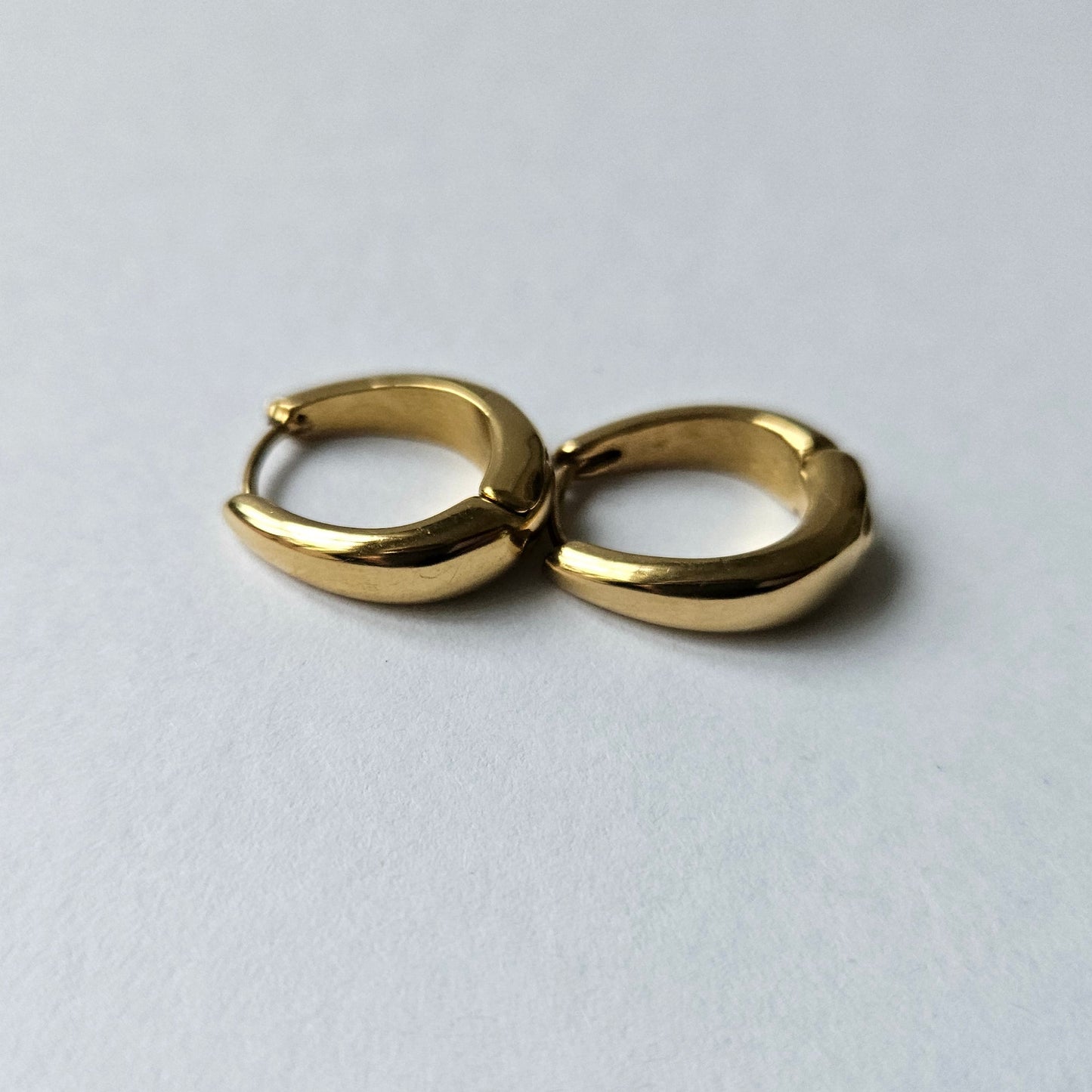 Ohrringe Basic Hoop Edelstahl "Drop-Edition"