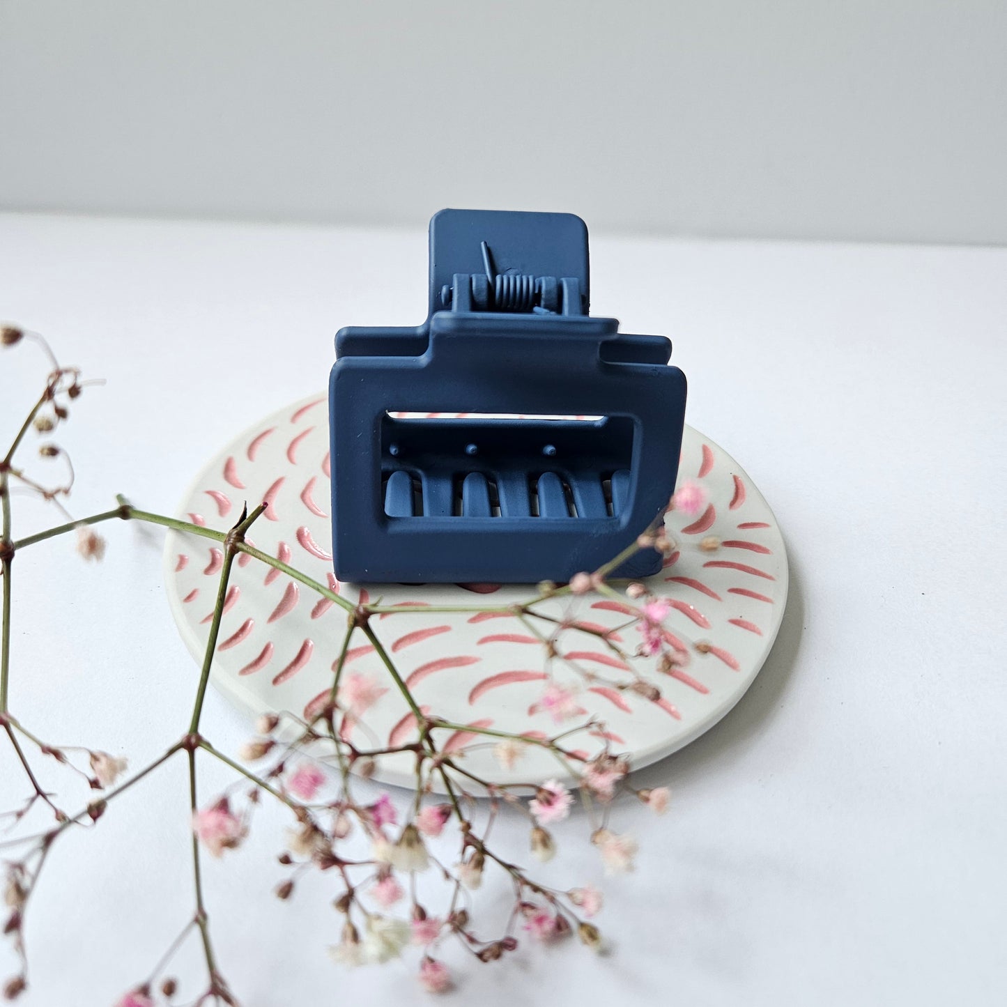 Macaron Hair Clip dunkelblau