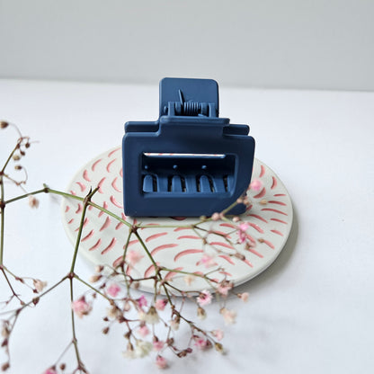 Macaron Hair Clip dunkelblau
