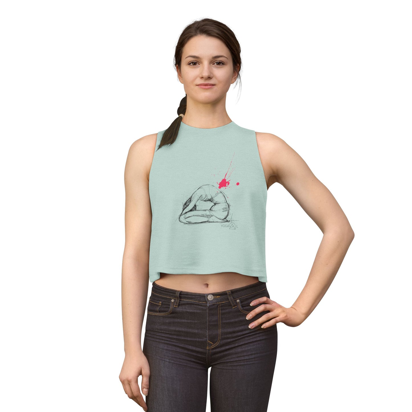 Yoga Crop Top – yogagal Ruhe im Chaos