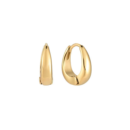 Ohrringe Basic Hoop Edelstahl "Drop-Edition"